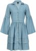 Pinko Mini jurk in lyocell denim , Blauw, Dames online kopen