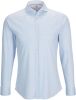 Desoto Slim Fit Jersey shirt lichtblauw/wit, Pied De Poule online kopen