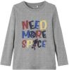 Name it Shirt met lange mouwen Nmmraro Grijs gem&#xEA, leerd online kopen